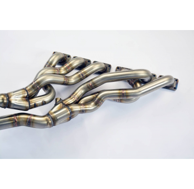 Colector Inox (Volante a La Derecha )Para Catalizador Original  - Bmw E39 Touring 520i / 523i '96 -> 8/'98 (Modelo Con Doble Oem