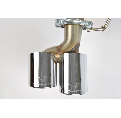 Escape Trasero Izquierdo 90x70 - Bmw E91 Touring 335i / 335xi Bi-Turbo (306 Cv Motor  N54 ) 2006 -> 2008 Supersprint