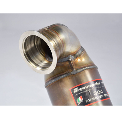 Turbo downpipe kit + catalizador metalico WRC 100 CPSI para silencioso central OEM ALTERNATIVA:Downpipe kit para silencioso cent