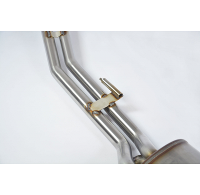 Rear exhaust OO76 Sistema de escape trasero 100% de acero inoxidable - Con homologación CEE BMW E30 325e (Sedan - Coupè - Euro M