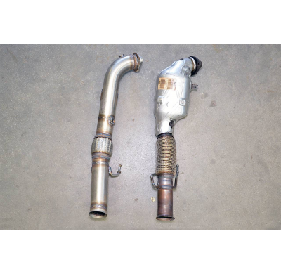 Turbo Downpipe Kit + Tubo Delantero (Reemplaza Catalizador Oem) - Ford Focus Rs 2.3i Turbo 4x4 (350 Cv) 2015 -> Supersprint