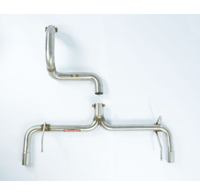 Tubo Trasero Derecho-Izquierdo (Anula Silencioso)  - 695 Abarth 1.4t "Tributo Ferrari" (180 Cv) (ø65) 2009 -> Supersprint