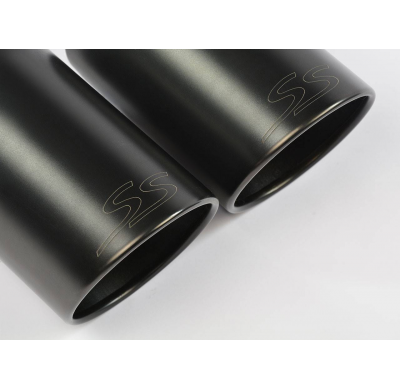 Kit Colas De Escape Negras Oo100 - Seat Leon Sc 5f Cupra 2.0 Tsi (265 - 280 Cv) 2013 -> 2015 (ø76mm) Supersprint