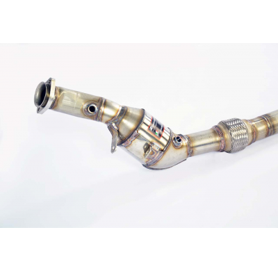 Downpipe derecho con catalizador metalico Sistema 100% de acero inoxidable 2 x Ø 70 mm MERCEDES-Maybach X222 S 500 / S 550 4.7i