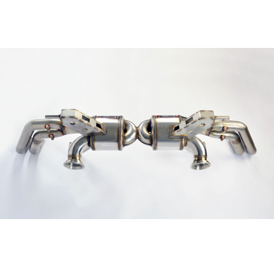 Escape Trasero "Racing" Derecho-Izquierdo (Reemplaza Catalizador - Se Monta Con Las Colas De Escape Oem)-19,0 Kg - Audi R8 R