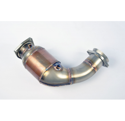 Silencioso trasero Derecho-Izquierdo "Race" + Catalizador metalico Sistema "Turbo-back" 2xØ70mm 100% acero inoxidable AISI 304 -