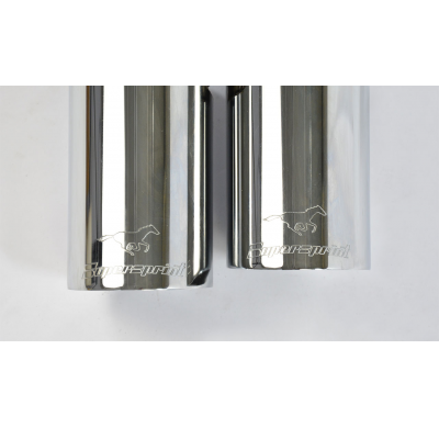 Escape Trasero "Racing" Right Oo76 - Bmw E39 Touring 520i / 523i '96 -> 8/'98 (Modelo Con Único Oem Kat.) Supersprint