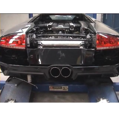 Kit Colas De Escape Oo120 (Salida Central Para Paragolpes Oem) - Lamborghini Murcielago Lp 640 V12 '07 -> Supersprint