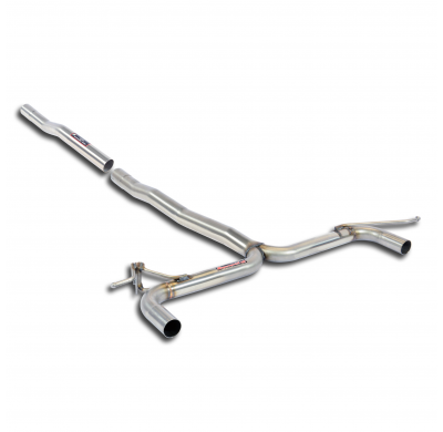 Rear Pipe "Y-Pipe" Right - Left(Muffler Delete) - Mini F54 Cooper Clubman D 2.0d (B47 Engine - 150 Hp) 2015 -> Supersprint