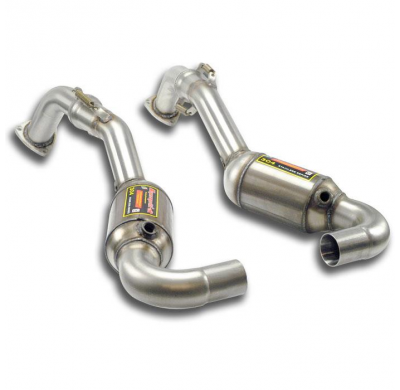 Catalizador metálico delantero derecho - izquierdo Sistema Touring 100% acero inoxidable 2 x Ø54 mm - Elimina los catalizadores