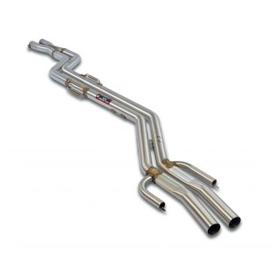 Centre "X-Pipe" Sistema 100% de acero inoxidable, 2 x Ø60 mm - Solo kit completo BMW E30 M3 2.3i / 2.5i Evo - S54 engine convers