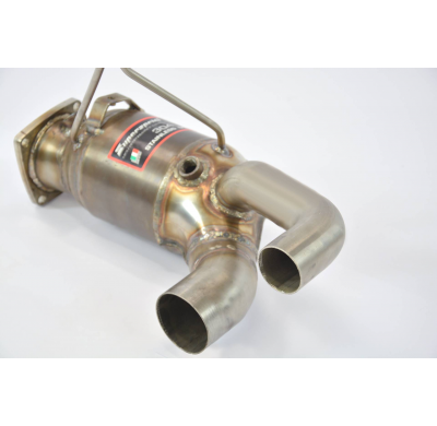 Silencioso delantero derecho con catalizador metalico Sistema 100% Acero Inox para silencioso trasero OEM Solo sistema completo