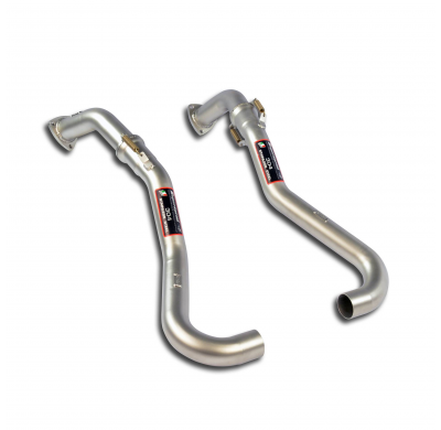 Kit de tubo delantero derecho + izquierdo Sistema Touring de gran tamaño 2 x Ø 54 mm, 100 % acero inoxidable - Solo kit completo