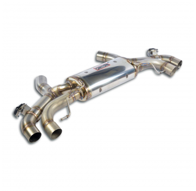 Silencioso trasero Derecho-Izquierdo con válvulas Sistema "Axle-Back" 100% acero inoxidable. Solo kit completo. BMW G90 M5 xDriv