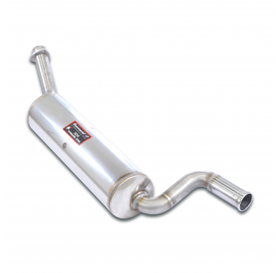 Silencioso trasero O70 "S-Bend" Sistema 100% de acero inoxidable, tamaño extragrande Ø60 mm. Solo kit completo. BMW E21 (M10 Eng