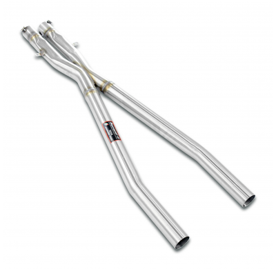 Tubo en X - sin resonancia Sistema completo 100% de acero inoxidable, tamaño extragrande 2 x Ø70 mm. Solo kit completo. BMW E39