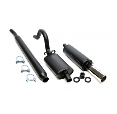 Sistema de escape deportivo TA Technix Tubo de escape: 1x80 mm, redondo / embridado con aprobación CE  Valido para: Opel Ascona