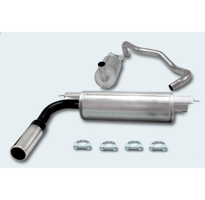 Sistema de escape deportivo TA Technix Tubo de escape: 1x80 mm, redondo / enrollado Atención! El componente no se ofrece para su