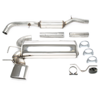 Sistema de acero inoxidable TA Technix Tubo de escape: 1x85x150mm con aprobación CE  Valido para: Audi A3 S3 Quattro My. 1999 -