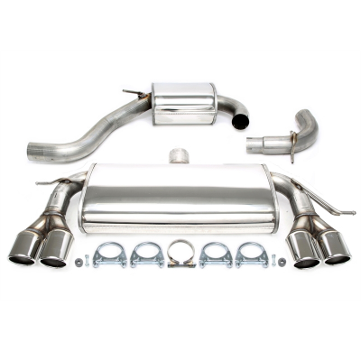 Sistema de acero inoxidable TA Technix Duplex Tubo de escape: 2x80 mm con homologación EG  Valido para: Audi A3 Sportback type 8