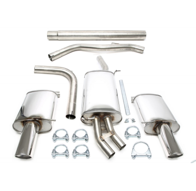 Sistema de acero inoxidable TA Technix Duplex Tubo de escape: 1x100mm izquierdo y derecho Atención! El componente no se ofrece p