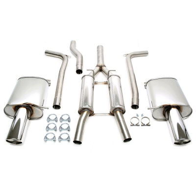 Sistema de acero inoxidable TA Technix Duplex Tubo de escape: 1x100mm izquierdo y derecho Atención! El componente no se ofrece p