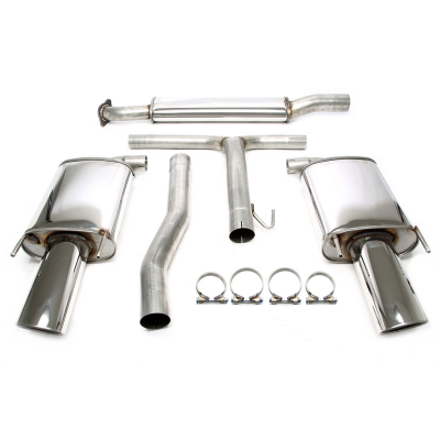 Sistema de acero inoxidable TA Technix Duplex Tubo de escape: 1x90x120 mm izquierdo y derecho con aprobación CE  Valido para: Op