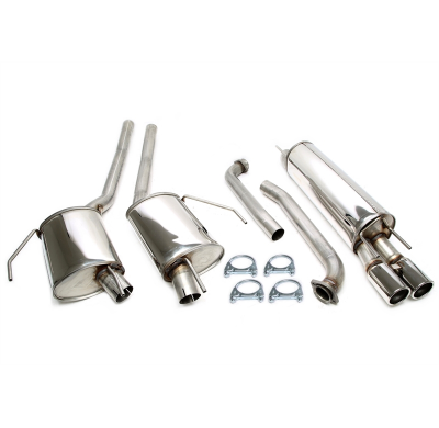 Sistema de acero inoxidable TA Technix Tubo de escape: 2x80mm Atención! El componente no se ofrece para su uso en el tráfico rod