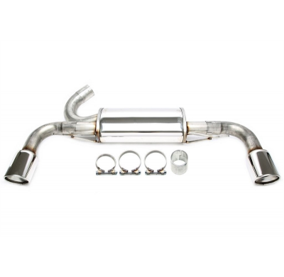 Silenciador trasero deportivo TA Technix Duplex de acero inoxidable Tubo de escape: 1*1x100 mm a la izquierda y a la derecha, re