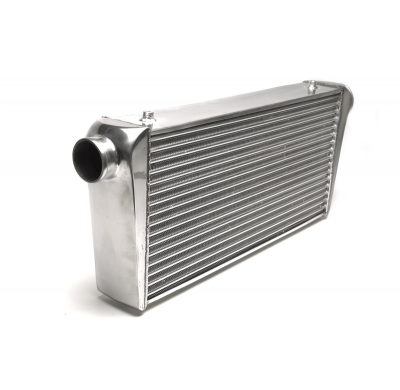 Intercooler universal TA Technix Radiador de aluminio de 16 filas Dimensiones / tamaño neto 695x330x100mm Diámetro conexión entr