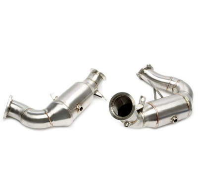 Downpipe de acero inoxidable TA Technix Tubo de repuesto para catalizador estándar   Valido para. Porsche Macan Type 95B_ 3.0l T