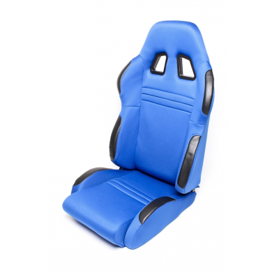 Asiento deportivo TA Technix - azul, ajustable, lado derecho Asiento de media carcasa con mecanismo abatible Dimensión del sopor