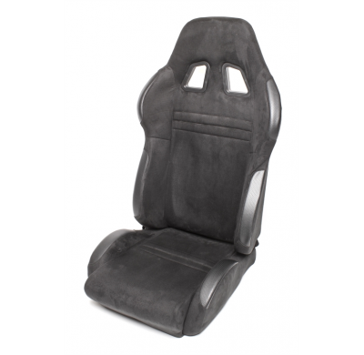 Asiento deportivo TA Technix - negro, Alcantara, ajustable, derecho Asiento de media carcasa con mecanismo de plegado Dimensión