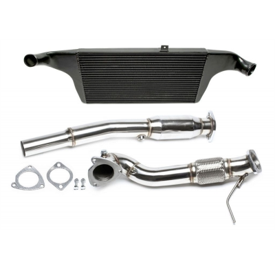 Kit de actualización TA Technix Intercooler + tubo de bajada con convertidor catalítico  Intercooler: Mesh size 600x340x50mm Diá