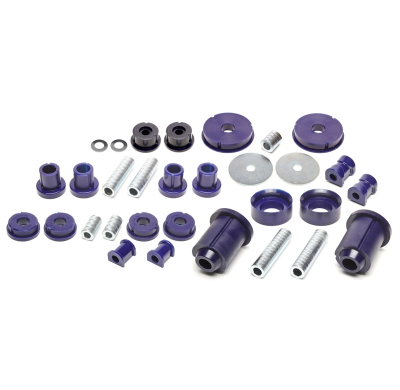 Ta Technix Pu-Kit Casquillos Eje Delantero / Trasero 37 Piezas Eje Estabilizador Delantero ø 19mm Estabilizador Eje Trasero ø 14