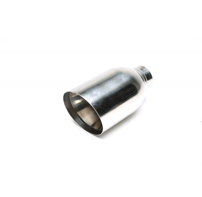 Tubo de escape TA Technix acero inoxidable 115 x 110 mm ovalado/afilado/biselado, longitud: 210 mm conexión: 61 mm, diámetro ext