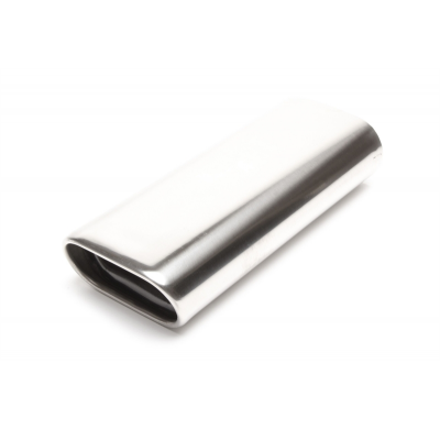 TA Technix tubo de escape acero inoxidable 70 x 140 mm plano / ovalado, longitud: 340 mm tubo de escape soldado No valido para a