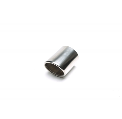 TA Technix tubo de escape acero inoxidable 85 x 92 mm ovalado / con bridas / biselado, longitud: 118 mm, conexión: 85 x 92 mm tu