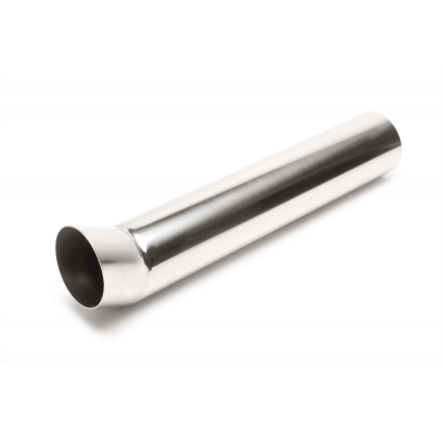 TA Technix tubo de escape acero inoxidable 76 mm DTM redondo / afilado, longitud: 420 mm tubo de escape soldado No valido para a