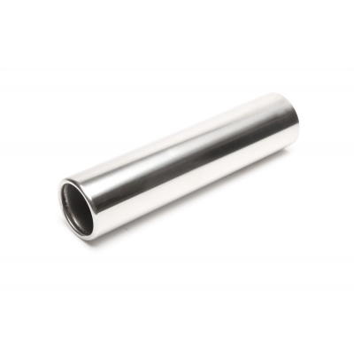 Tubo de escape TA Technix acero inoxidable 80 mm redondo, longitud: 340 mm Tubo de escape soldado con rejilla absorbente perfora