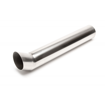 TA Technix tubo de escape acero inoxidable 70 mm DTM redondo / afilado, longitud: 420 mm tubo de escape soldado No valido para a