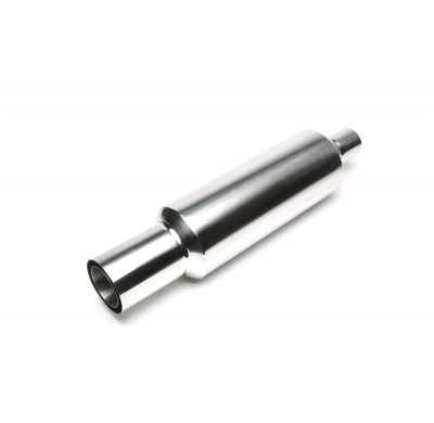 Escape trasero TA Technix inox sport universal 100 / 75mm redondo / afilado  acero inoxidable muy pulido Universalmente util