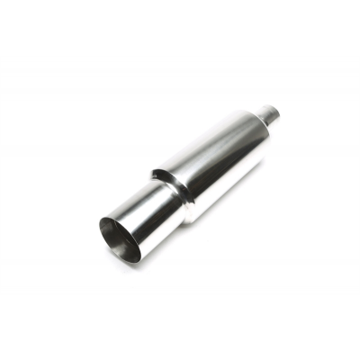 Silenciador trasero TA Technix inox sport universal 115mm redondo / afilado  acero inoxidable muy pulido Uso universal Conexión: