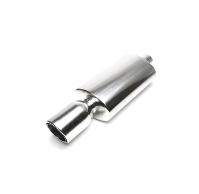 Escape trasero TA Technix inox sport universal 115 / 90mm redondo / embridado / biselado  acero inoxidable muy pulido Univer