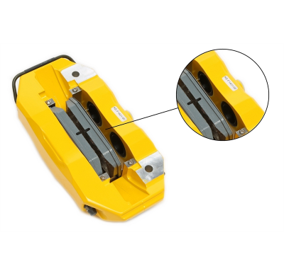 Kit de actualización del sistema de frenos de 4 pistones TA Technix  El kit incluye: Kit de pinzas de 4 pistones Color: amarillo