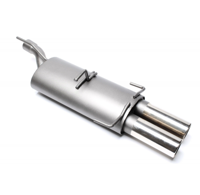 Silenciador trasero deportivo TA Technix Tubo de escape: 2x76 mm redondo + embridado con homologación CE e1-0210129  Valido para