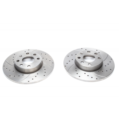 Juego de discos de freno deportivos TA Technix eje delantero perforado + ranurado#Número de comparación ZOEM: 569058, 90497303