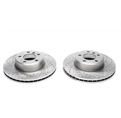 Juego de discos de freno TA Technix Sport eje delantero perforado + ranurado + ventilado internamente OEM-Vergleichsnummer: 3411