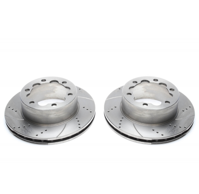 Juego De Discos De Freno Deportivos Ta Technix Eje Trasero Perforado + Ranurado + Ventilado Internamente#número De Comparación Z