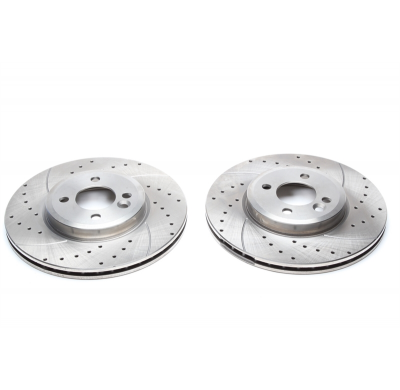 Juego De Discos De Freno Ta Technix Sport Eje Delantero Perforado + Ranurado + Ventilado Internamente .: - Mini 1.6 S Works, Tip